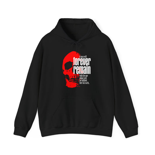 A Man Will Forever Remain with the One Whose Will He Fulfilled | Cannot Serve Two Masters | Red Skull | Orthodox Christian Hoodie