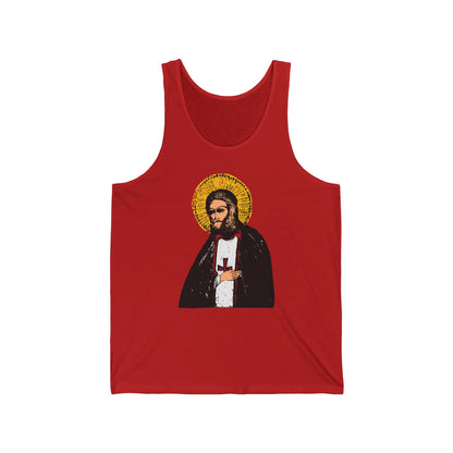 Acquisition of the Holy Spirit (St Seraphim of Sarov) No. 1 | Orthodox Christian Double-Sided Jersey Tank Top / Sleeveless Shirt