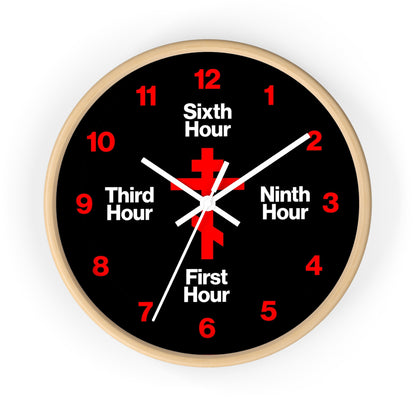 Liturgical Hours Wall Clock No. 1