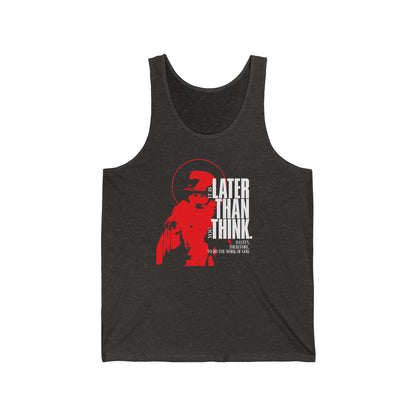 It's Later Than You Think (Fr Seraphim Rose) No. 12 | Orthodox Christian Jersey Tank Top / Sleeveless Shirt