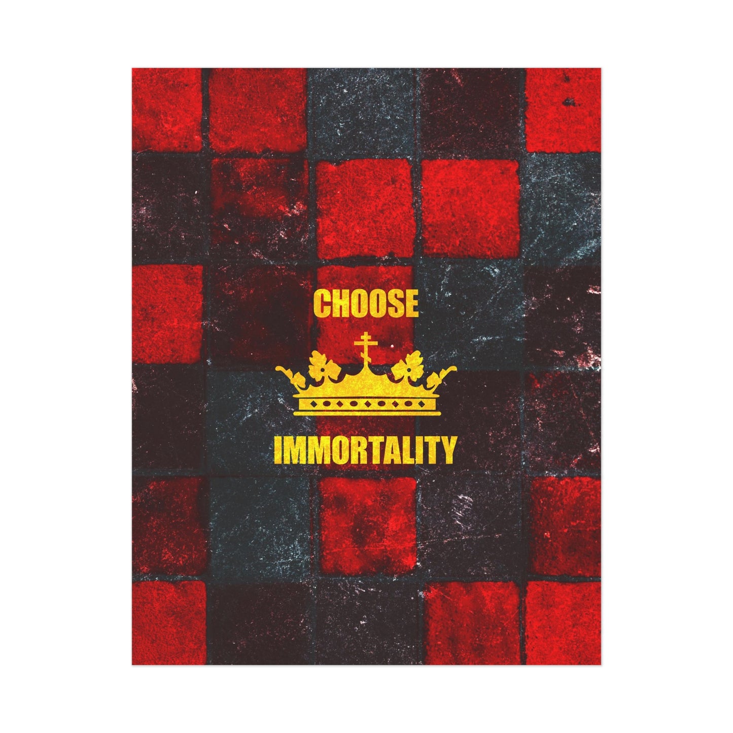 Choose Immortality No. 1 | Orthodox Christian Art Poster