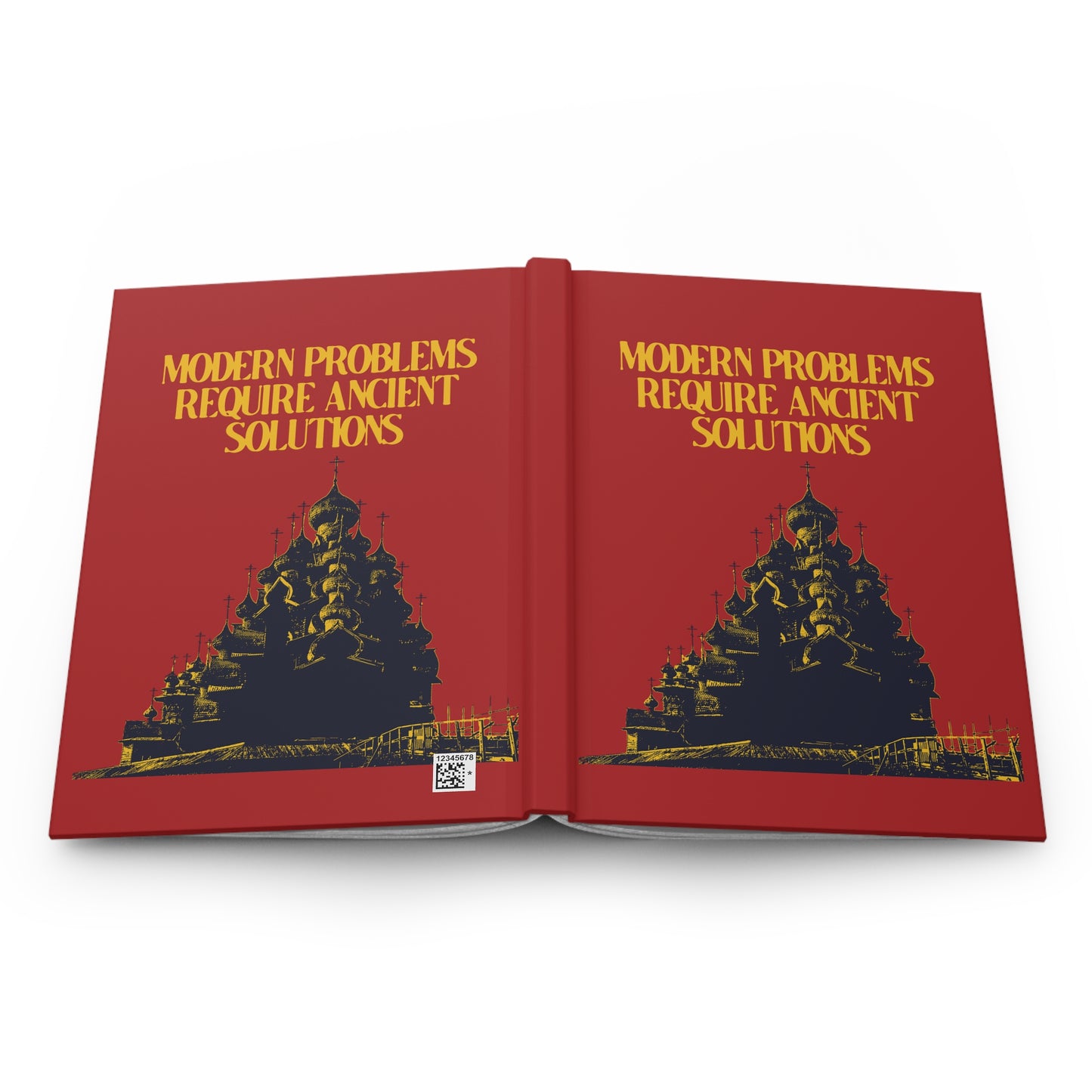 Modern Problems Require Ancient Solutions No. 1 | Orthodox Christian Accessory | Hardcover Journal