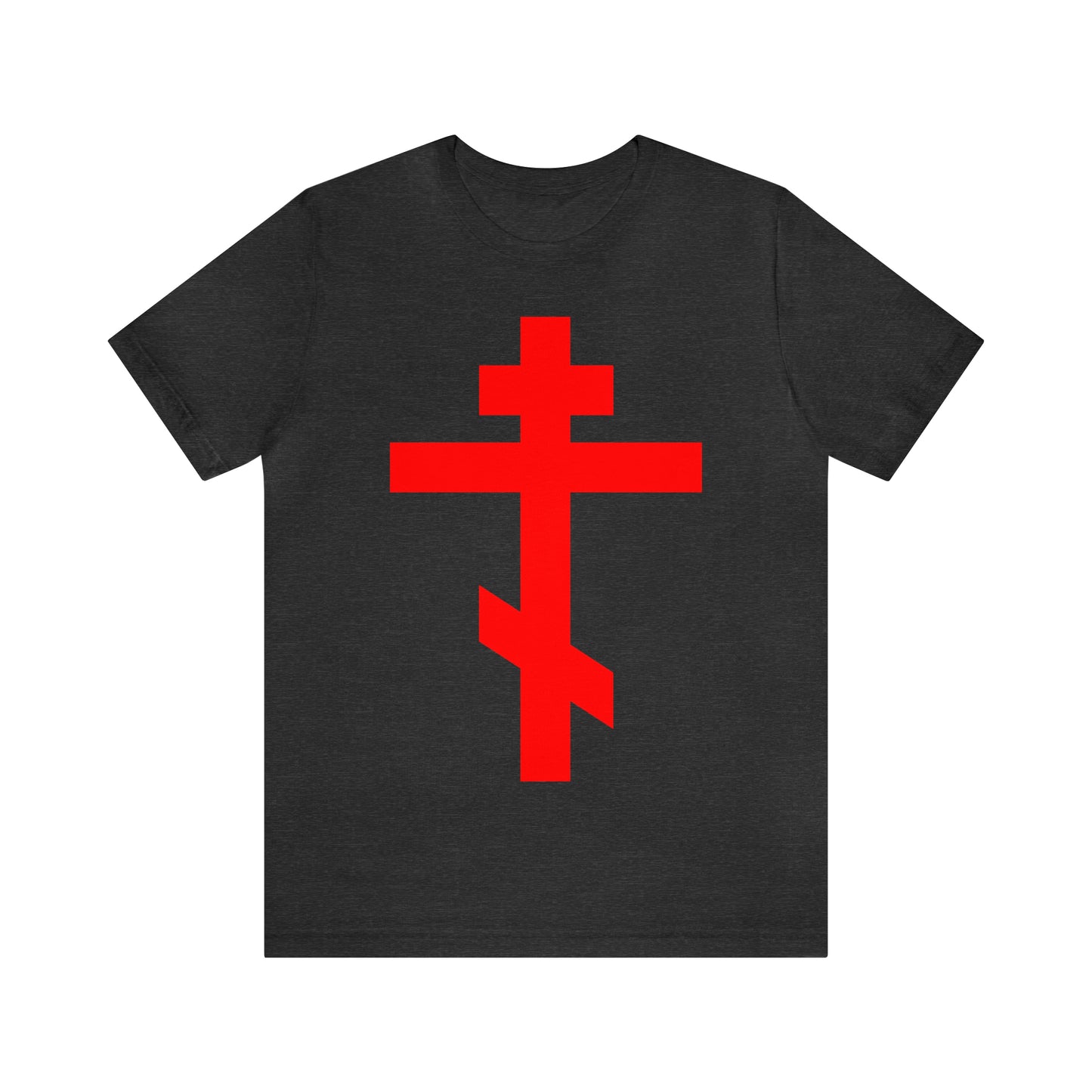 Simple Orthodox Cross (Red) No. 1 | Orthodox Christian T-Shirt