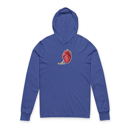 Remember You Will Die Retro Medical Textbook Heart Design | Orthodox Long Sleeve Hooded Shirt