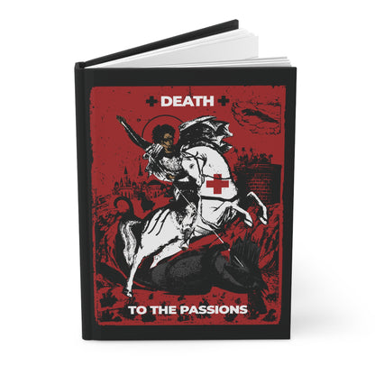 St George Slaying the Dragon | Death to the Passions | Unseen Warfare | Ascetic Orthodox Christianity | Orthodox Christian Hardcover Journal