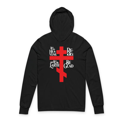 Let the Heavens Rejoice | Psalm 96 (95 Septuagint) | Orthodox Christian Liturgical Hymn | Russian Cross | Orthodox Long Sleeve Hooded Shirt
