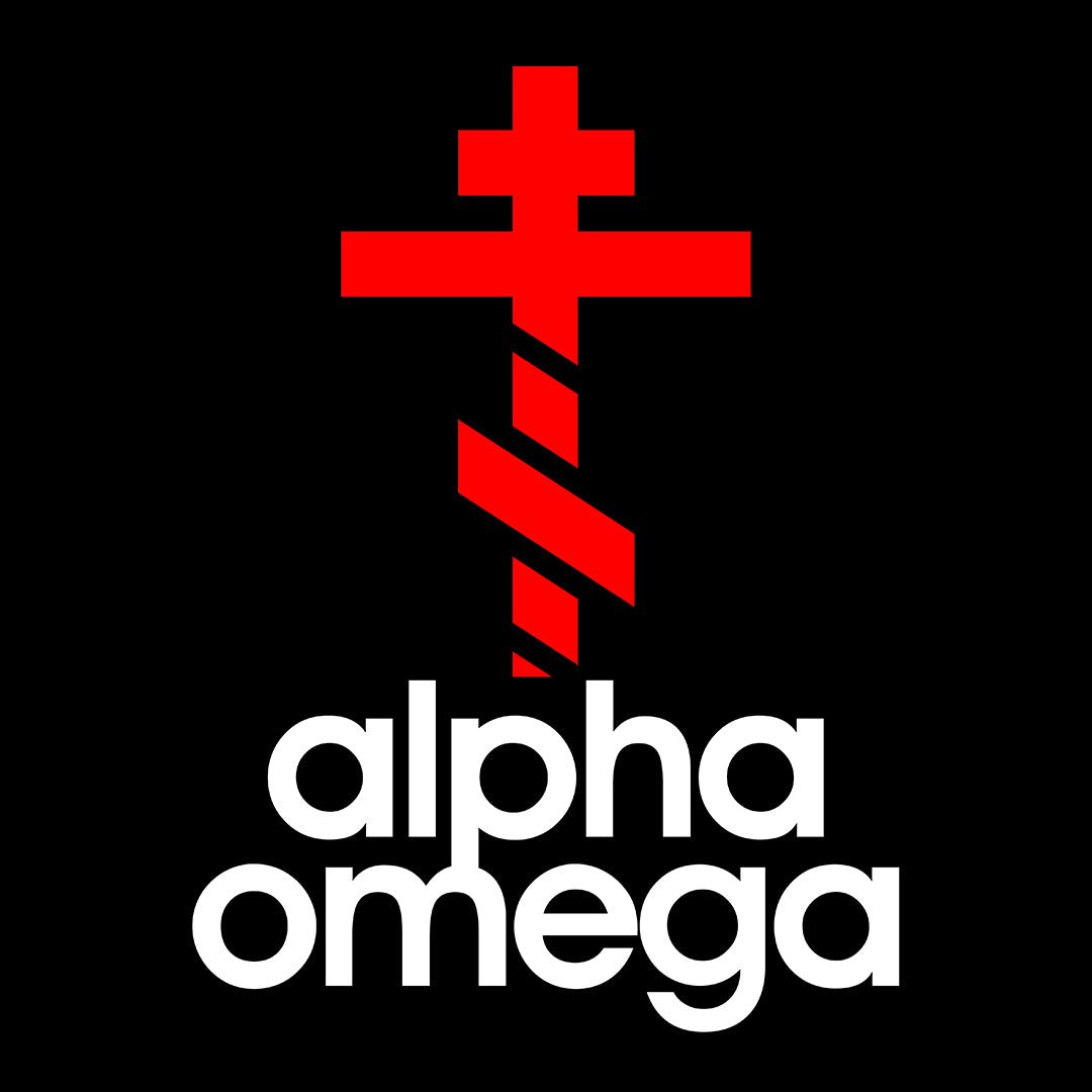 Alpha & Omega No. 1 (Small) | Orthodox Christian Hoodie / Hooded Sweatshirt