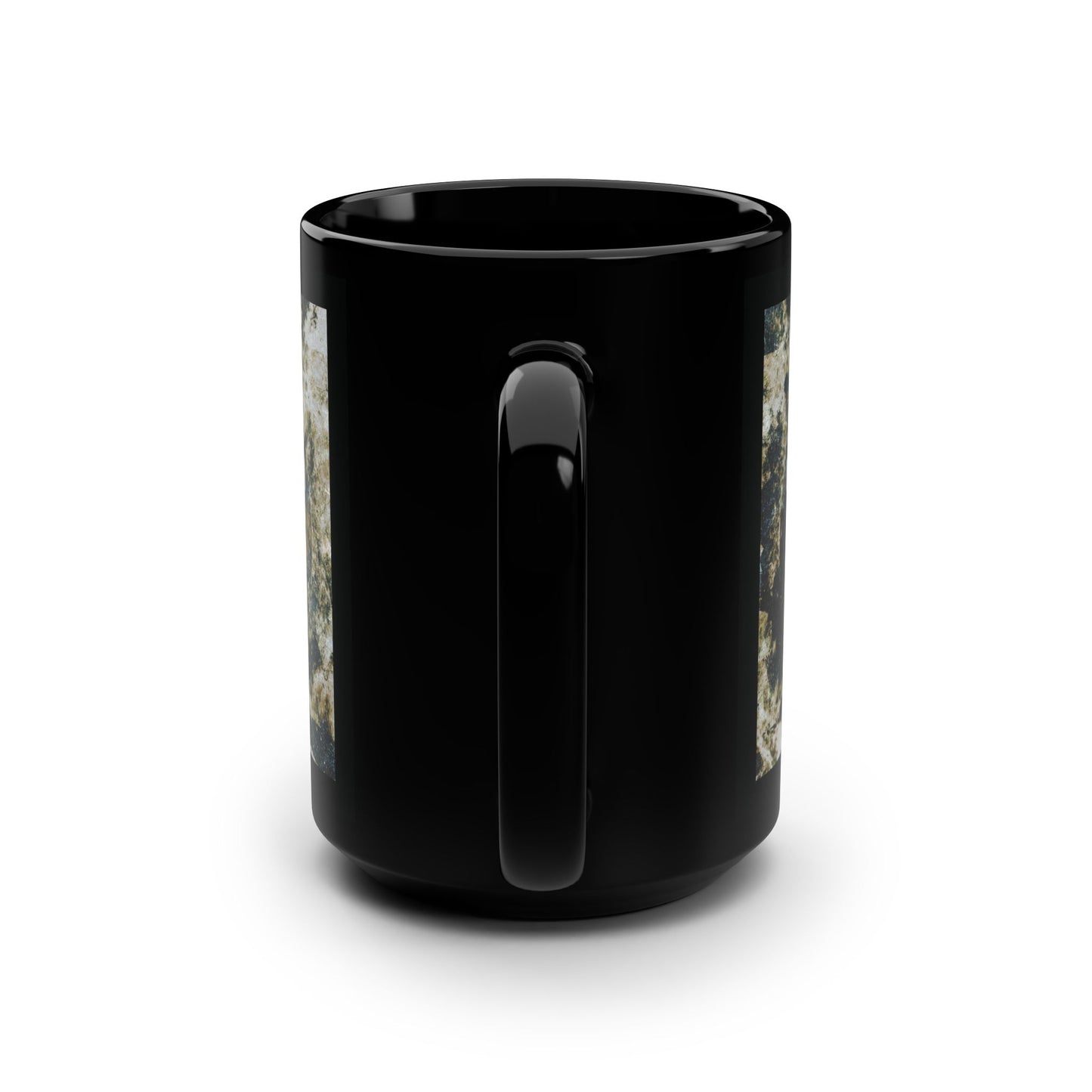 Behold, I Make All Things New | Revelation 21:5 | Cosmic Textured Orthodox Cross | Parousia | Orthodox Christian Black Mug