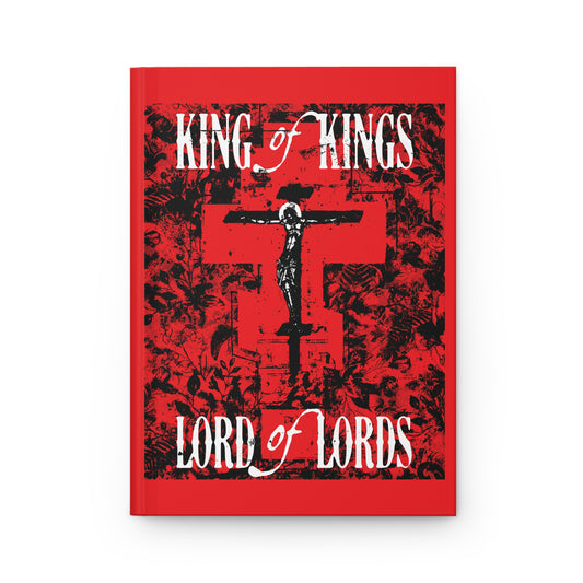 King of Kings, Lord of Lords (Jesus Christ Crucifix IconoGraphic) No. 1 | Orthodox Christian Hardcover Blank Journal
