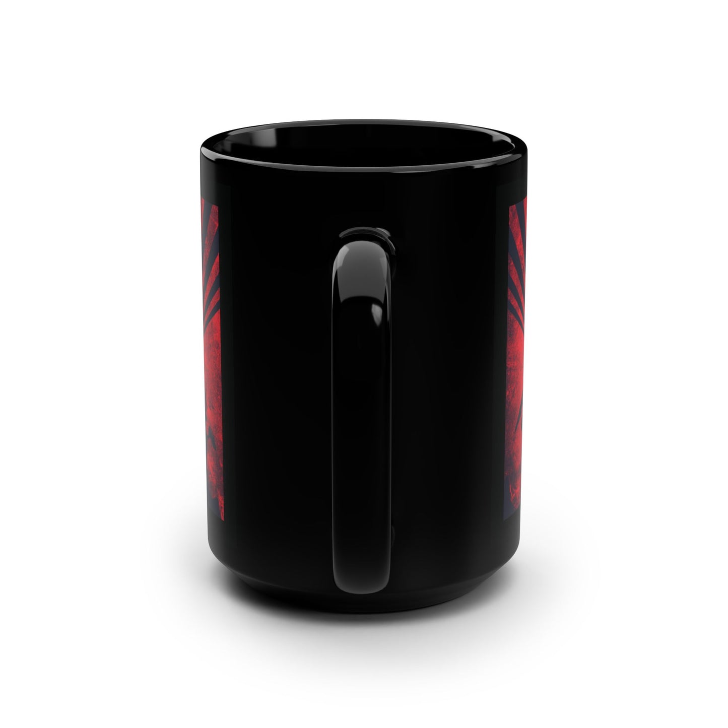 What Shall it Profit a Man | Matthew 16:26 | Soul Is Greater Than World | Red Earth White Cross | Orthodox Christian Black Mug