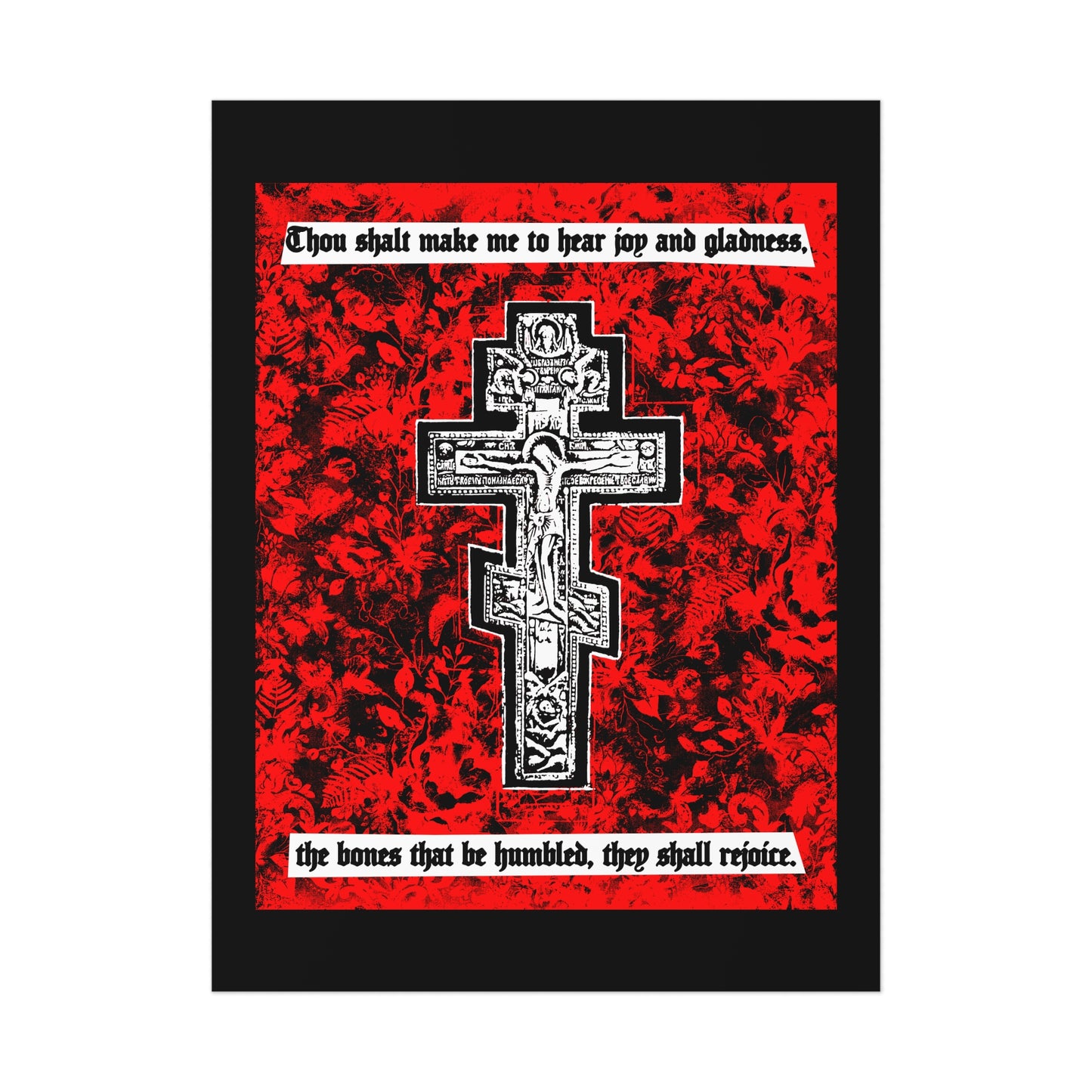 The Bones That Be Humbled (Psalm 50/51) No. 1 | Orthodox Christian Art Poster