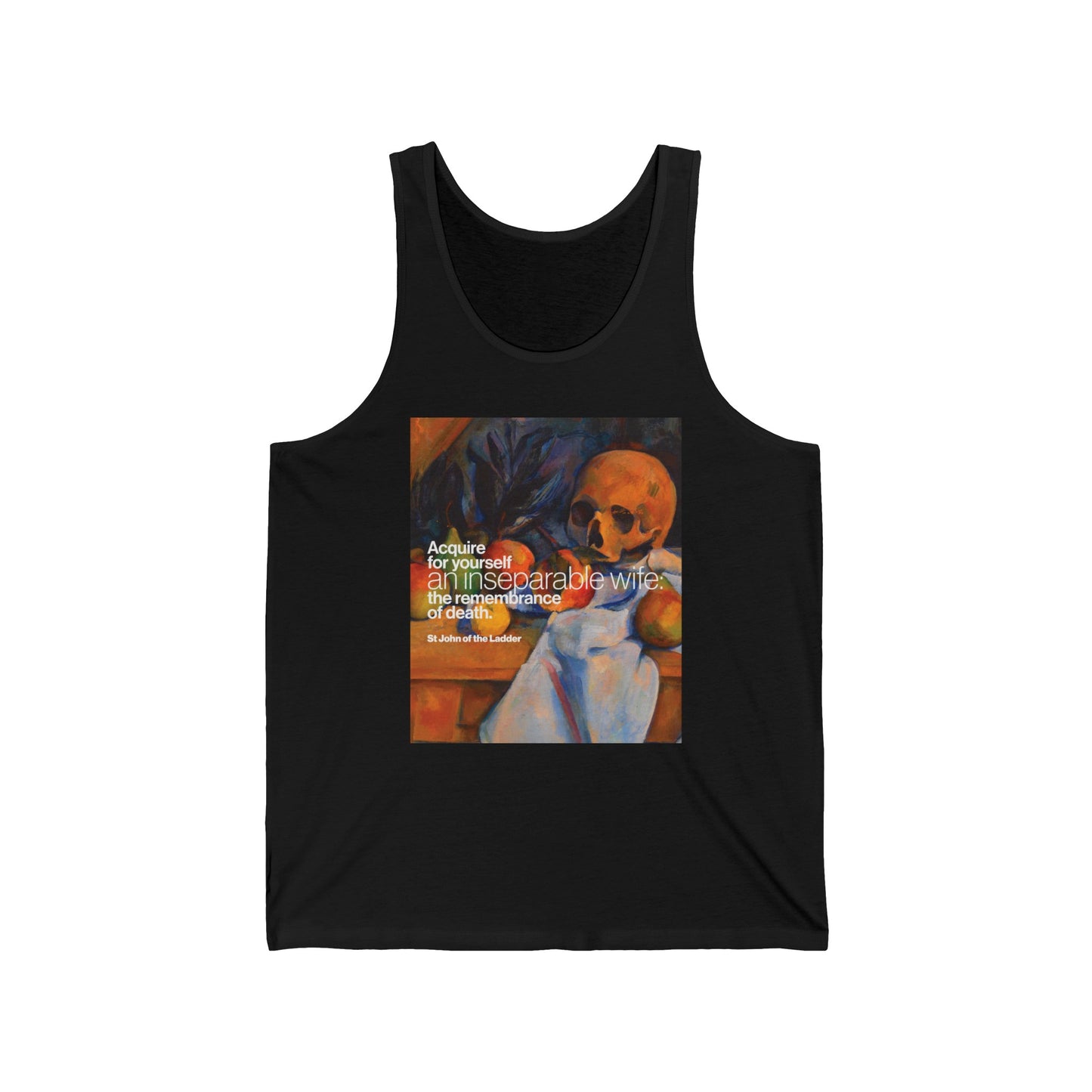 Acquire an Inseparable Wife (St John Climacus) No. 1 | Orthodox Christian Jersey Tank Top / Sleeveless Shirt