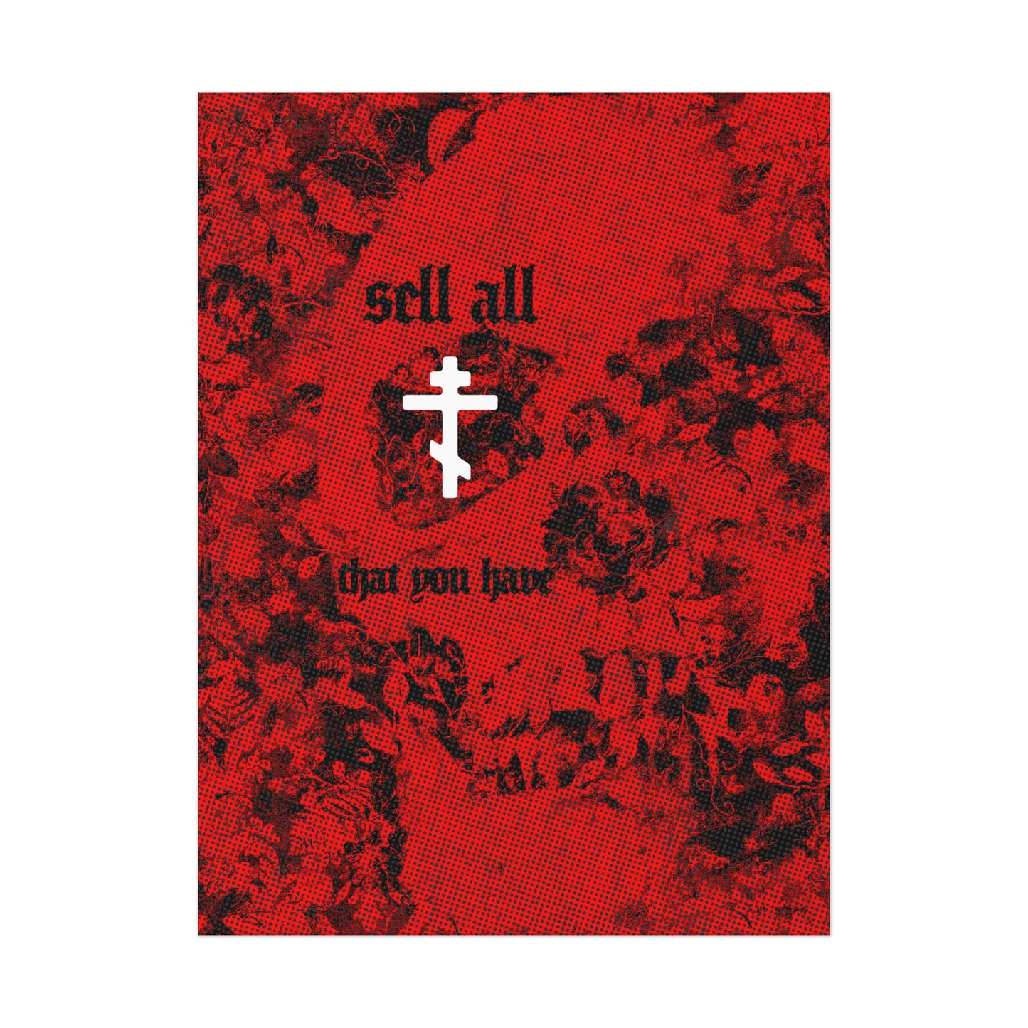 Sell All That You Have (Matthew 19:21) No. 3 | Orthodox Christian Art Poster