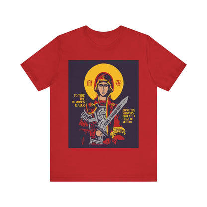 To Thee the Champion Leader No. 1 | Orthodox Christian T-Shirt