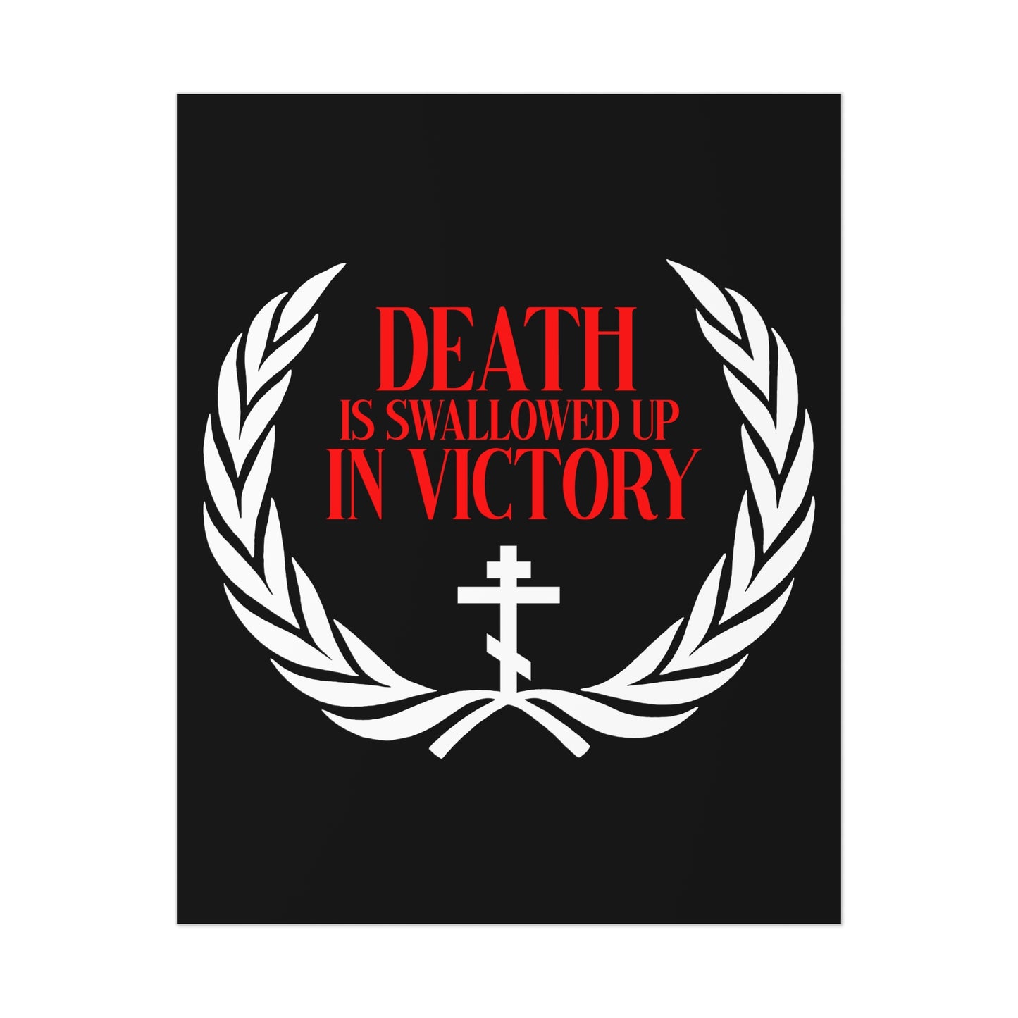 Death is Swallowed Up In Victory No. 2 | Orthodox Christian Art Poster