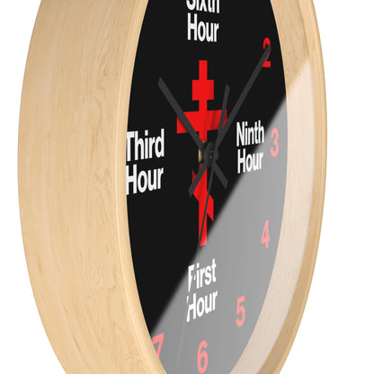 Liturgical Hours Wall Clock No. 1