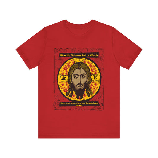 Icon Made-Without-hands (Mandylion/Image of Edessa) IconoGraphic No. 1 | Orthodox Christian T-Shirt