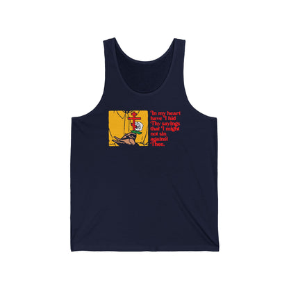 In My Heart Have I Hid Thy Sayings (Psalm 117/118) 1 | Orthodox Christian Tank Top