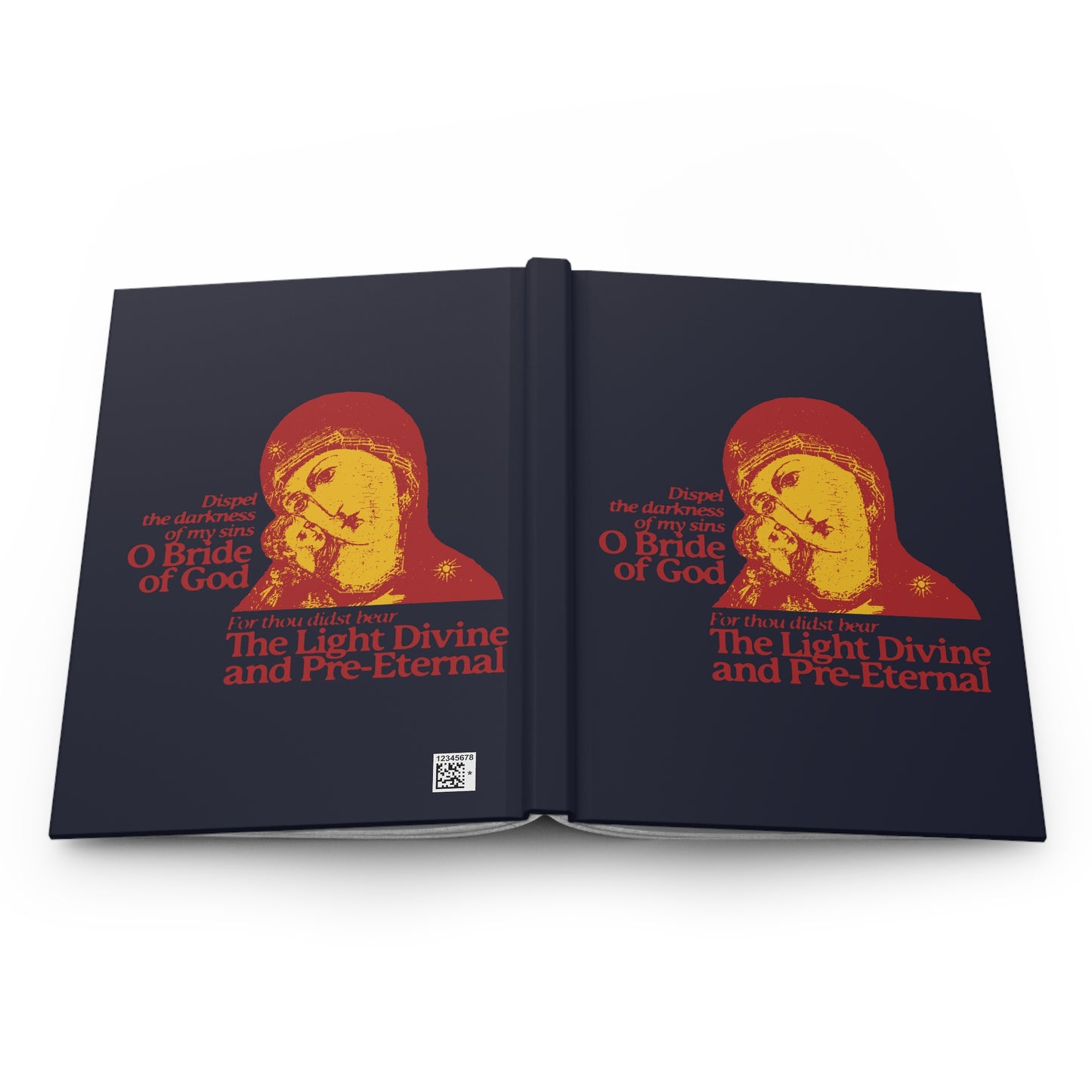 Dispel the Darkness of My Sins, O Bride of God No. 1  | Orthodox Christian Accessory | Hardcover Journal