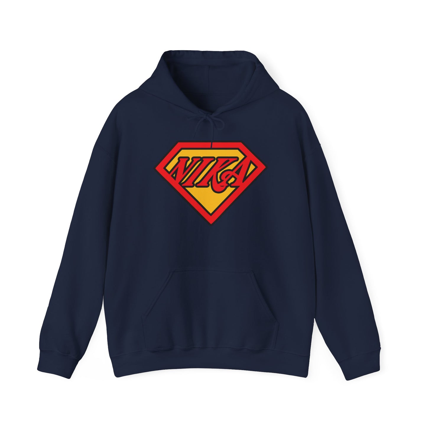NIKA Superm@n Logo No. 1 | Orthodox Christian Hoodie / Hooded Sweatshirt