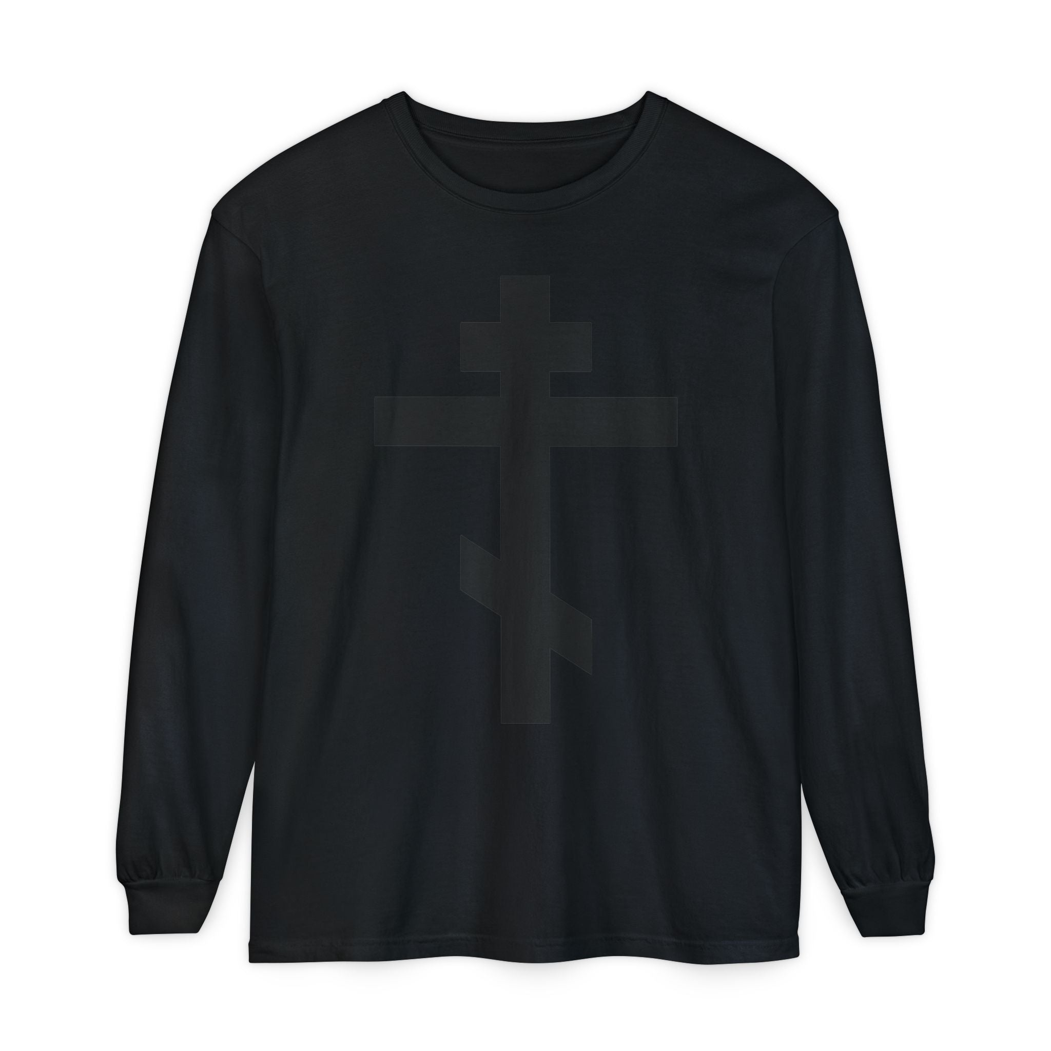トップス Archive long t-shirts black cross Black On Black Orthodox Design Collection