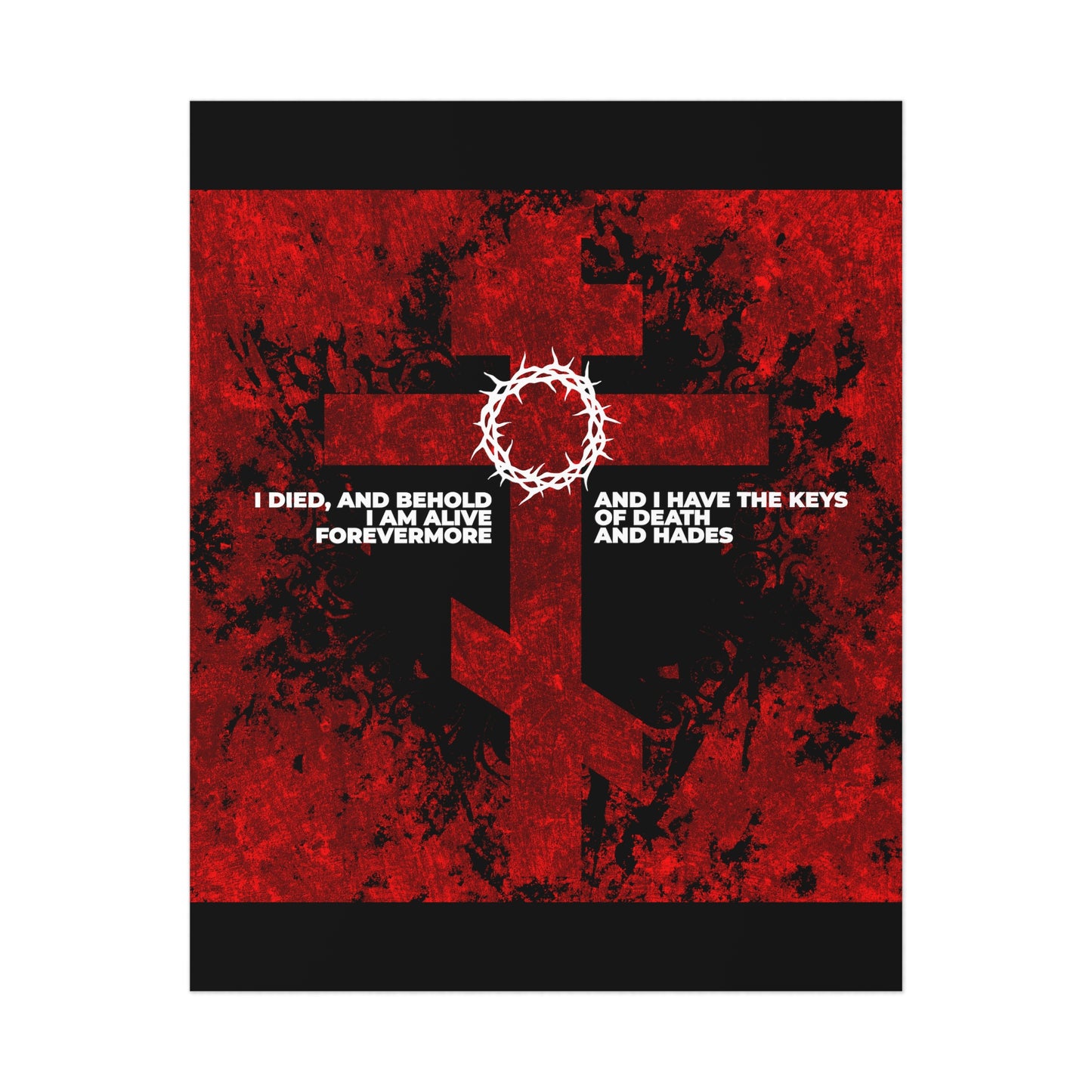 I Am Alive Forevermore No. 2 | Orthodox Christian Art Poster