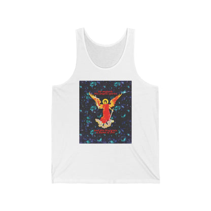 He Maketh His Angels Spirits (Psalm 103 LXX) No. 1 | Orthodox Christian Jersey Tank Top / Sleeveless Shirt