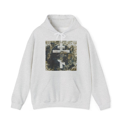 Behold, I Make All Things New | Revelation 21:5 | Cosmic Textured Orthodox Cross | Parousia | Orthodox Christian Hoodie