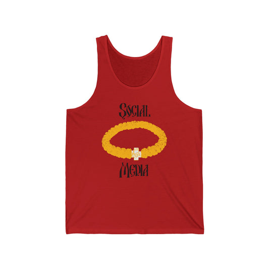 Social Media No. 2 (Prayer Rope) | Orthodox Christian Jersey Tank Top / Sleeveless Shirt