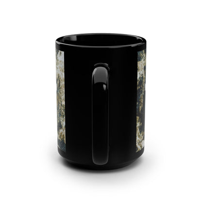 Behold, I Make All Things New | Revelation 21:5 | Cosmic Textured Orthodox Cross | Parousia | Orthodox Christian Black Mug