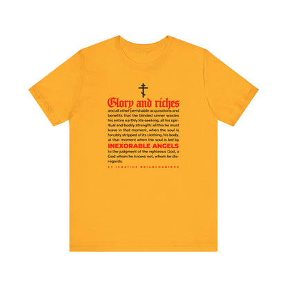 Inexorable Angels (St Ignatius Brianchaninov) No. 1 | Orthodox Christian T-Shirt