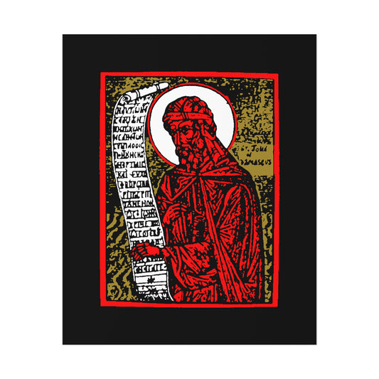 St. John of Damascus No. 1 |  Orthodox Christian Art Poster