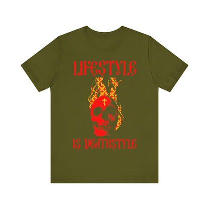 Lifestyle is Deathstyle No.1 | Orthodox Christian T-Shirt