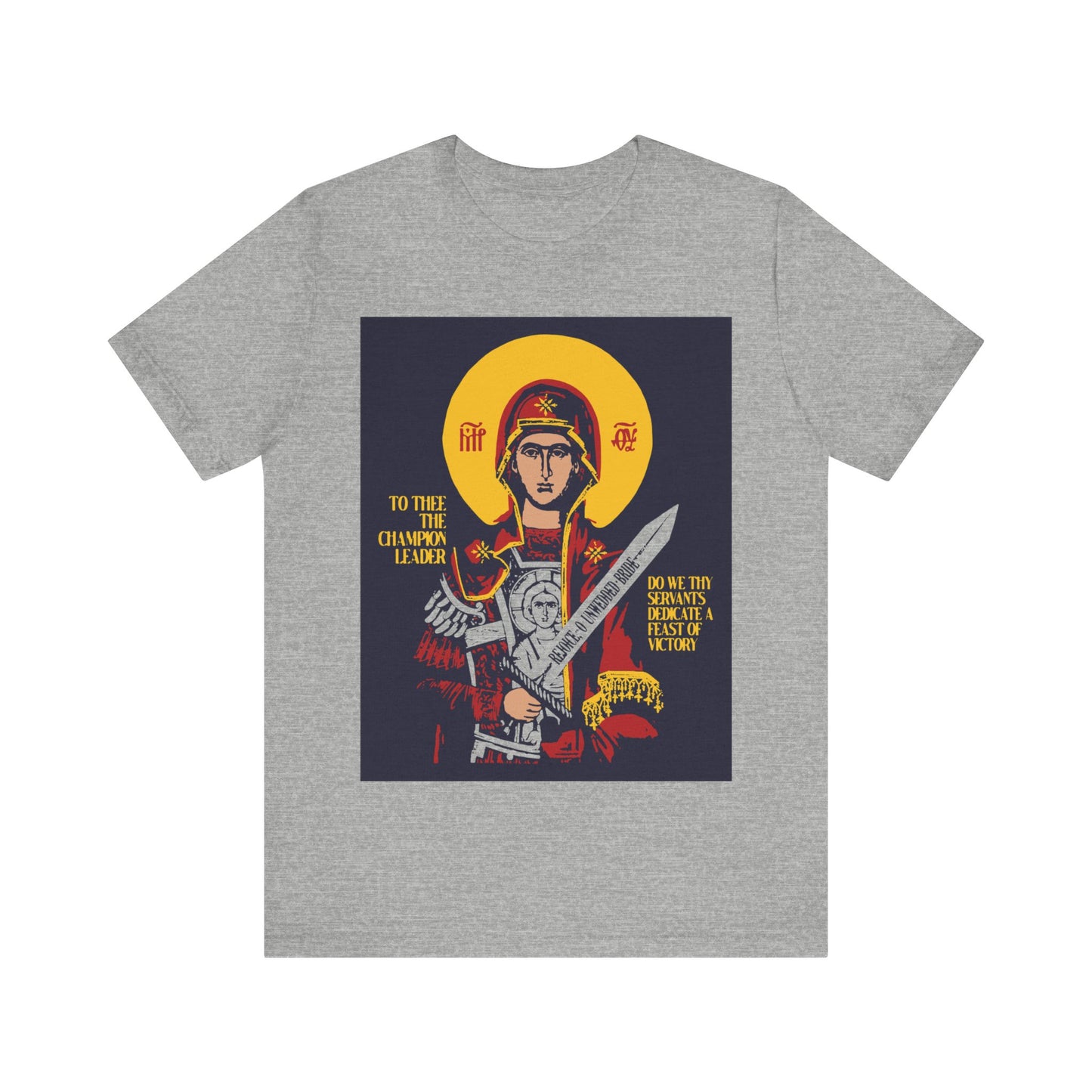 To Thee the Champion Leader No. 1 | Orthodox Christian T-Shirt