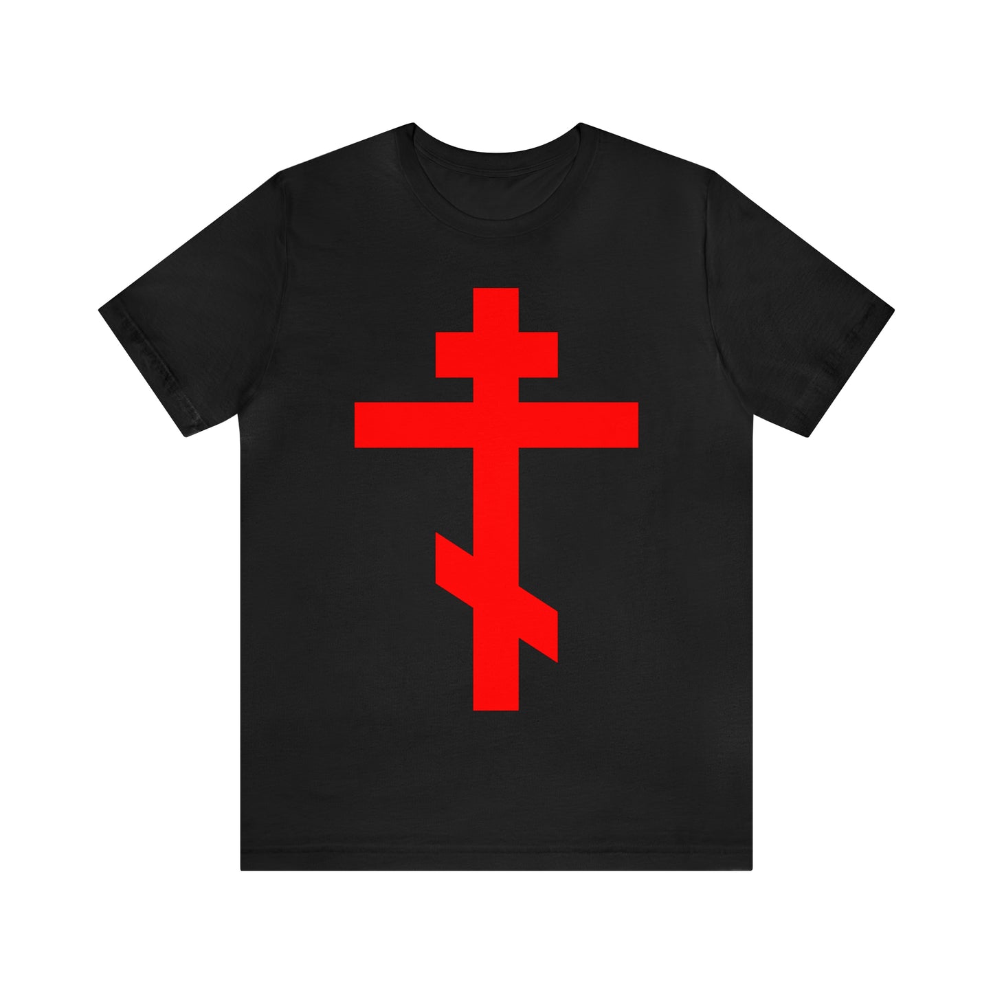 Simple Orthodox Cross (Red) No. 1 | Orthodox Christian T-Shirt