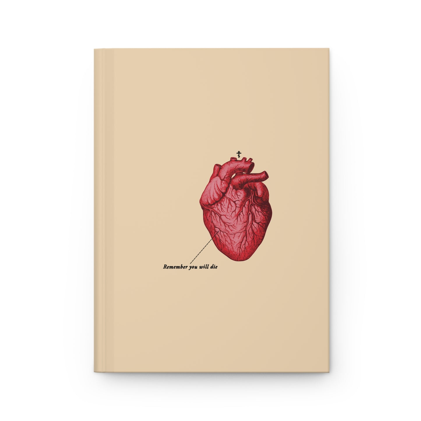 Remember You Will Die (Heart Design) No. 1  | Orthodox Christian Accessory | Hardcover Journal