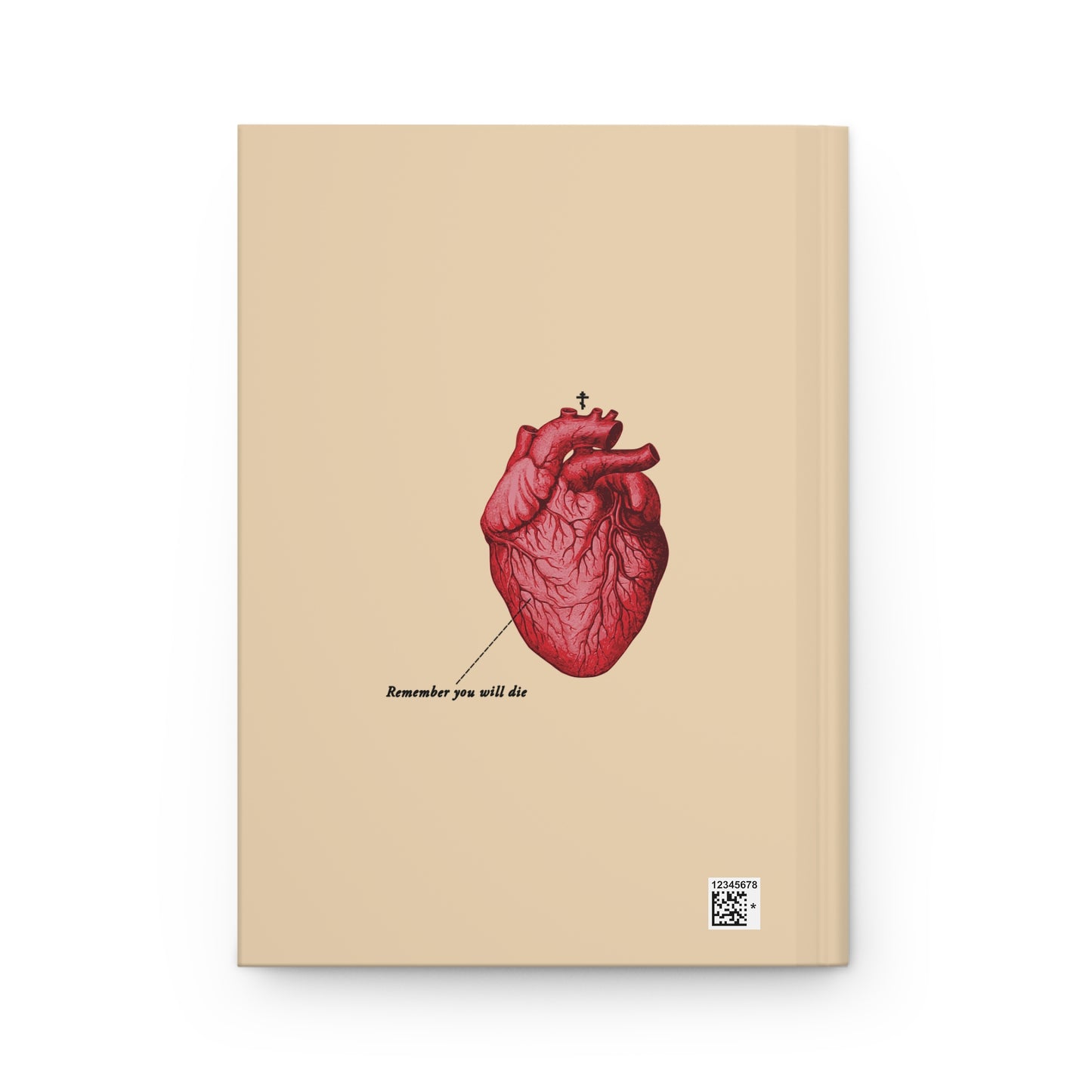 Remember You Will Die (Heart Design) No. 1  | Orthodox Christian Accessory | Hardcover Journal