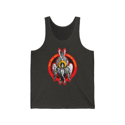 Holy Holy Holy No. 4 (Seraphim IconoGraphic) | Orthodox Christian Jersey Tank Top / Sleeveless Shirt