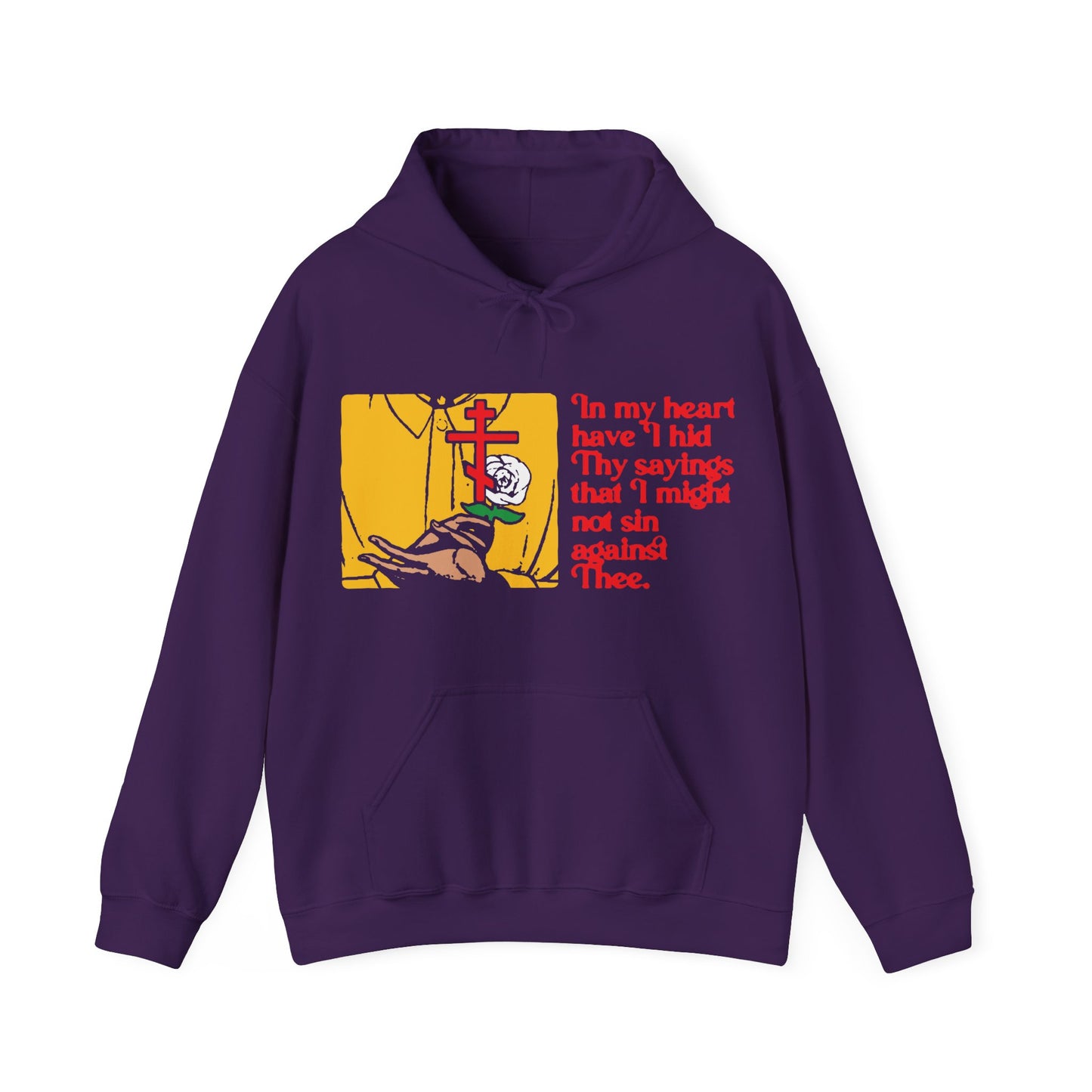 In My Heart Have I Hid Thy Sayings (Psalm 117/118) 1 | Orthodox Christian Hoodie