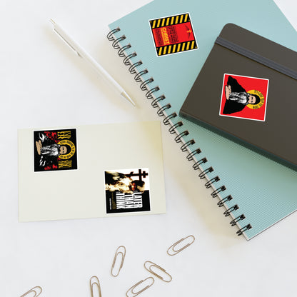 Fr Seraphim Rose 4x4 Sticker Sheet No. 1 | It's Later Than You Think | Modern Saint Graphic Decor | Apocalyptic | Orthodox Christian Stickers