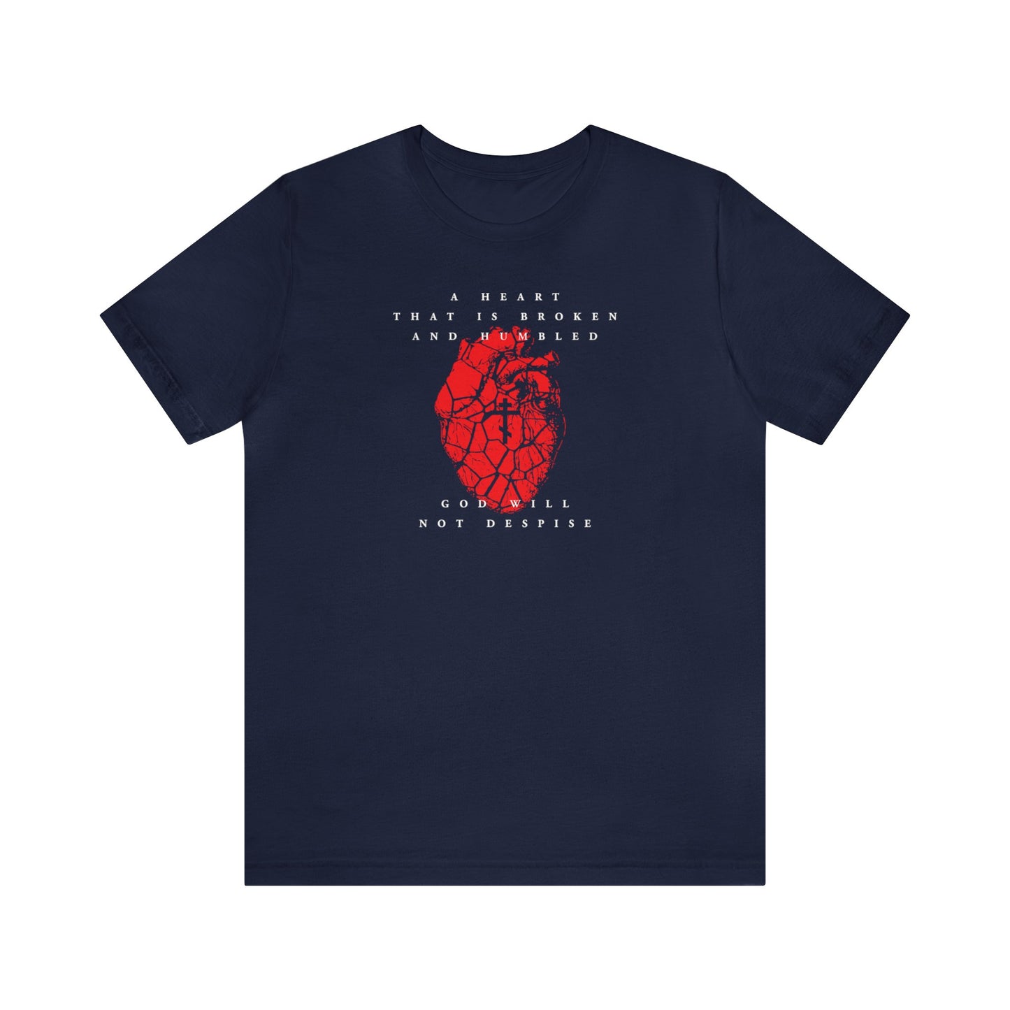 A Heart That is Broken and Humbled (Psalm 50/51) No. 1 | Orthodox Christian T-Shirt