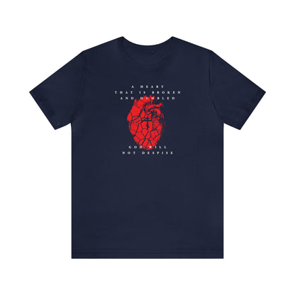 A Heart That is Broken and Humbled (Psalm 50/51) No. 1 | Orthodox Christian T-Shirt