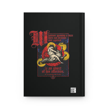 Whatever Passion a Man Does Not Bravely War Against (St Macarius the Great) No. 1 | Orthodox Christian Accessory | Hardcover Journal