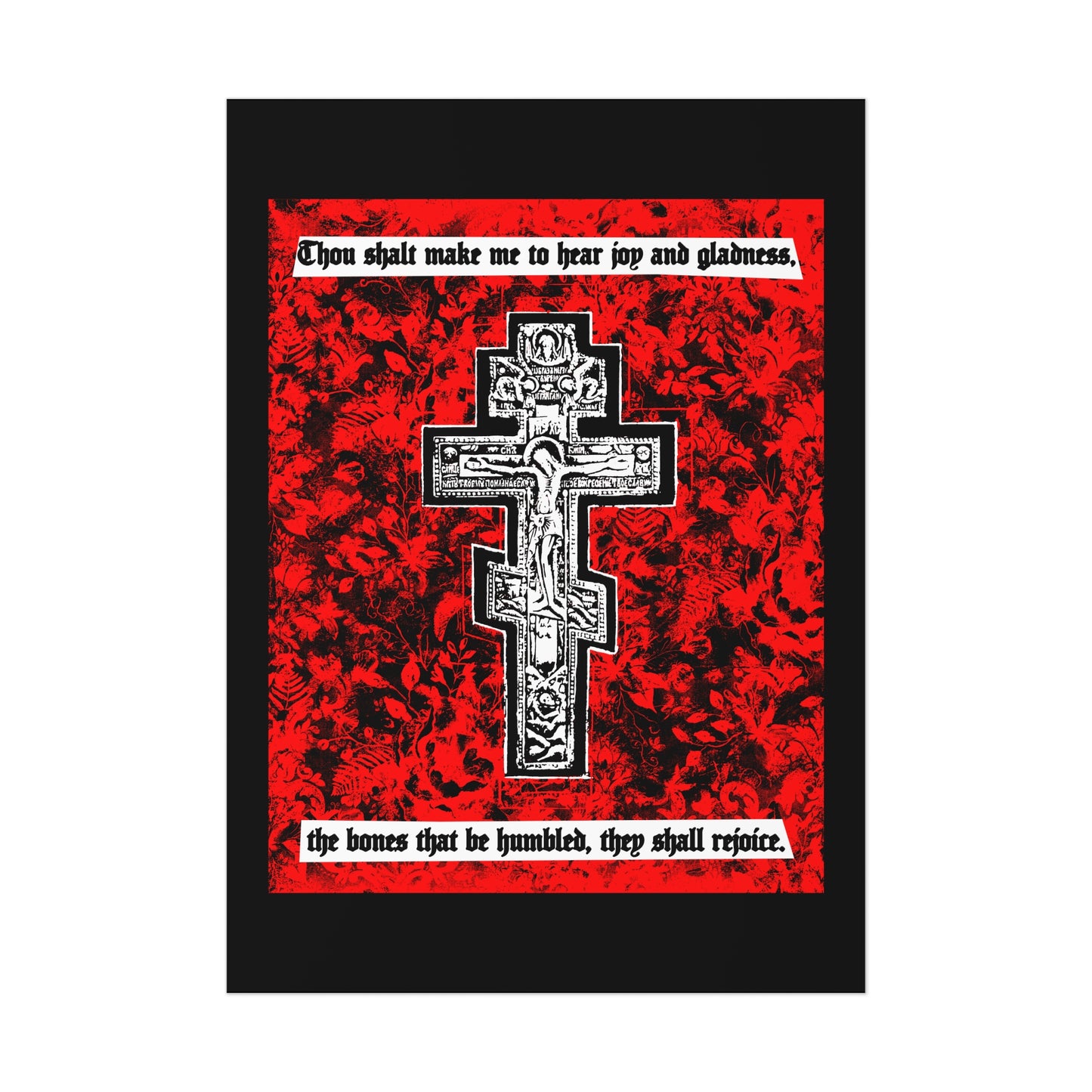 The Bones That Be Humbled (Psalm 50/51) No. 1 | Orthodox Christian Art Poster