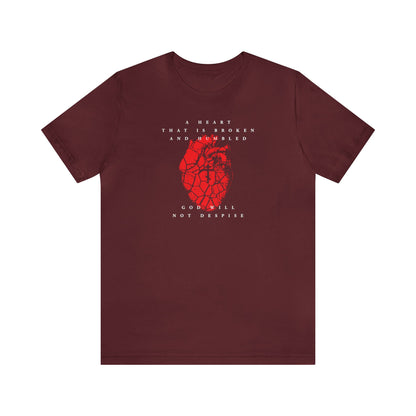 A Heart That is Broken and Humbled (Psalm 50/51) No. 1 | Orthodox Christian T-Shirt