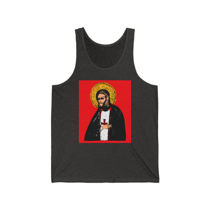 Acquisition of the Holy Spirit (St Seraphim of Sarov) No. 1 | Orthodox Christian Double-Sided Jersey Tank Top / Sleeveless Shirt