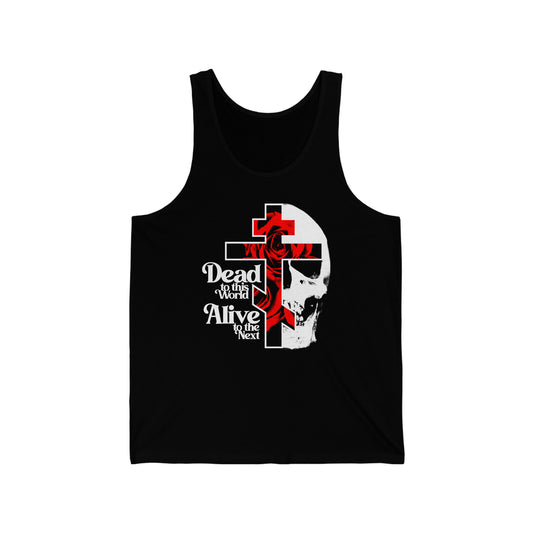 Dead to this World No. 2 | Orthodox Christian Jersey Tank Top / Sleeveless Shirt