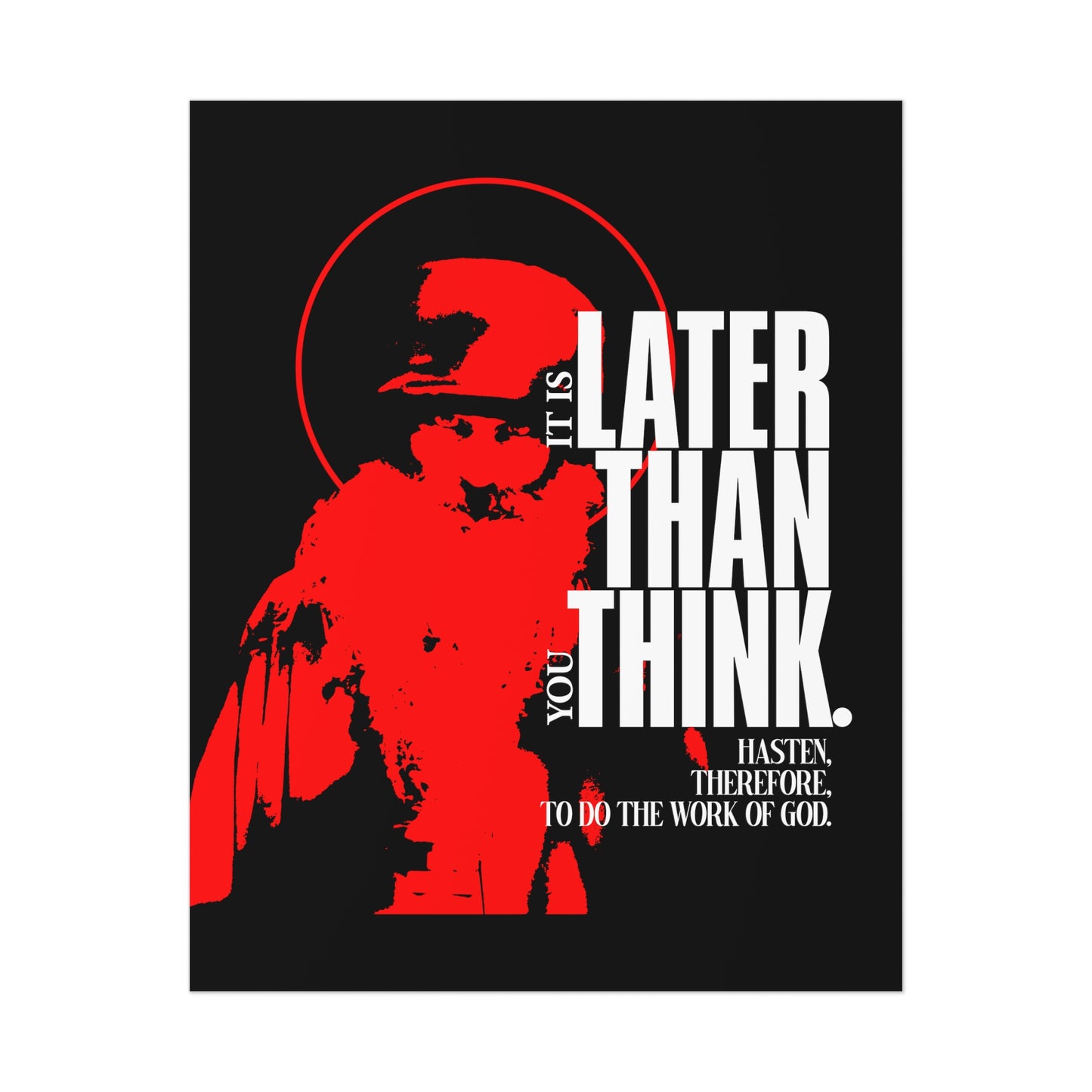 It's Later Than You Think (Fr Seraphim Rose) No. 12 | Orthodox Christian Art Poster