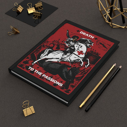 St George Slaying the Dragon | Death to the Passions | Unseen Warfare | Ascetic Orthodox Christianity | Orthodox Christian Hardcover Journal