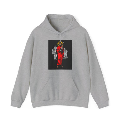 The Lord Shall Fight For You (Exodus 14:14) | Jesus Christ with Sword IconoGraphic | Orthodox Christian Hoodie